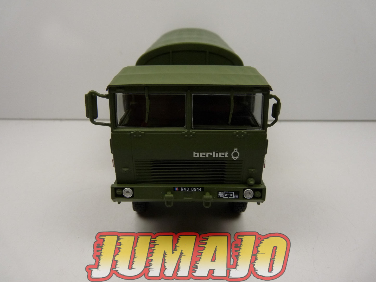 BER21 CAMIONS 1/43 Hachette IXO BERLIET GBD 4x4 Baché militaire