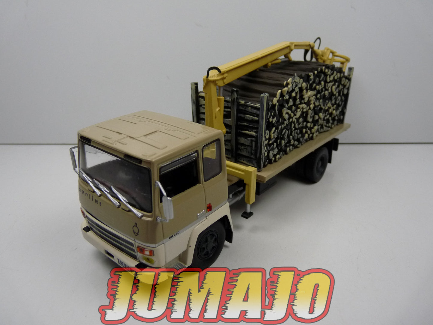BER36 CAMIONS 1/43 Hachette IXO BERLIET 280 Grue Hydraulique Transport de bois