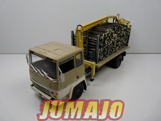BER36 CAMIONS 1/43 Hachette IXO BERLIET 280 Grue Hydraulique Transport de bois
