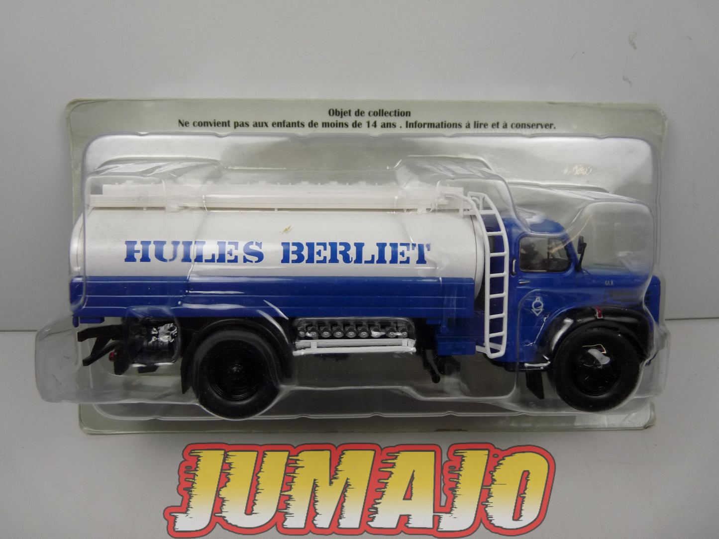 BER39 CAMIONS 1/43 Hachette IXO BERLIET GLR8 M2 Citerne Huiles Berliet 1960