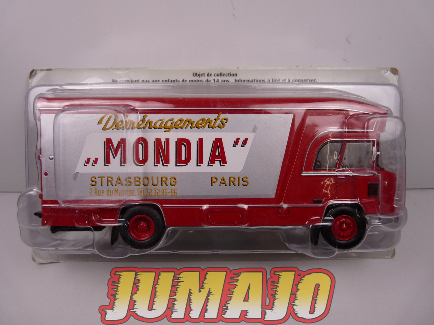 BER40 CAMIONS 1/43 Hachette IXO BERLIET GBK6 Déménagements Mondia Carrosserie Pelpel