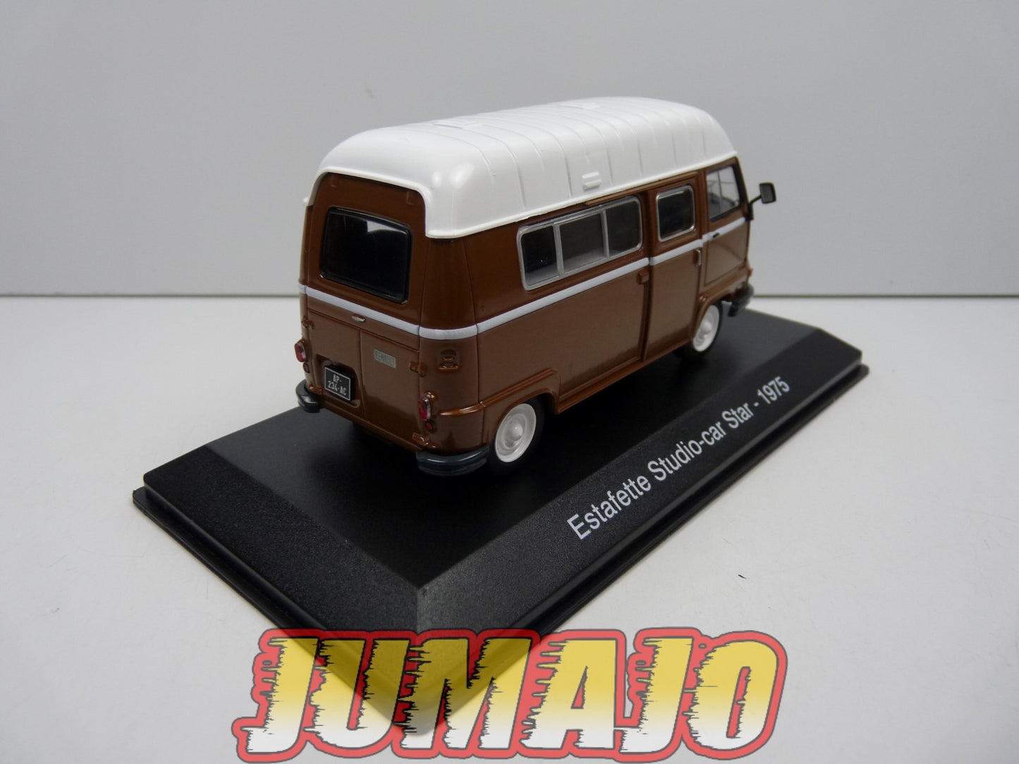 CCE9 1/43 camping cars hachettes IXO : Renault estafette studio car star 1975