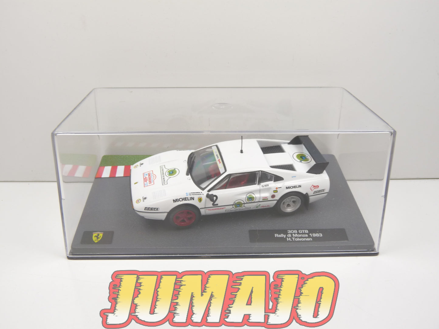 CF10 voiture 1/43 HACHETTES IXO FERRARI sport : 308 GTB Rally di Monza 1983 #2 Toivonen