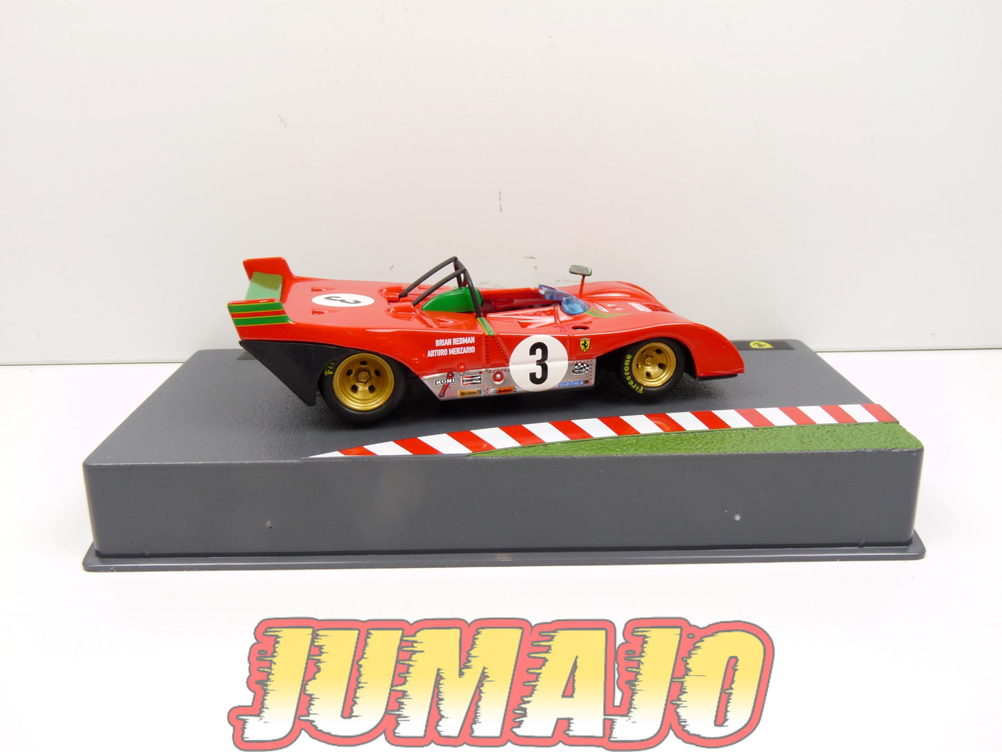 CF11 voiture 1/43 HACHETTES IXO FERRARI sport : 312 P 1000 km Spa 1972 #3