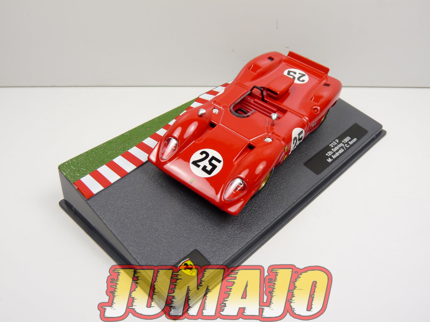 CF13 voiture 1/43 HACHETTES IXO FERRARI sport : 312 P 12h Sebring 1969 #25 Andretti Amon