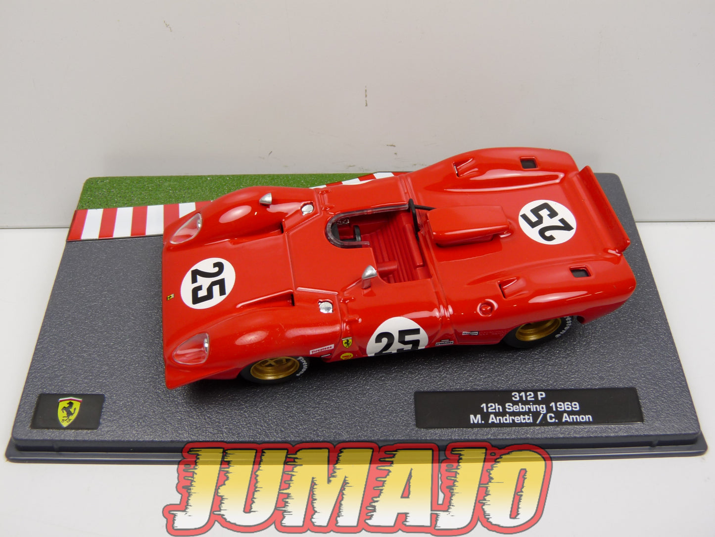 CF13 voiture 1/43 HACHETTES IXO FERRARI sport : 312 P 12h Sebring 1969 #25 Andretti Amon
