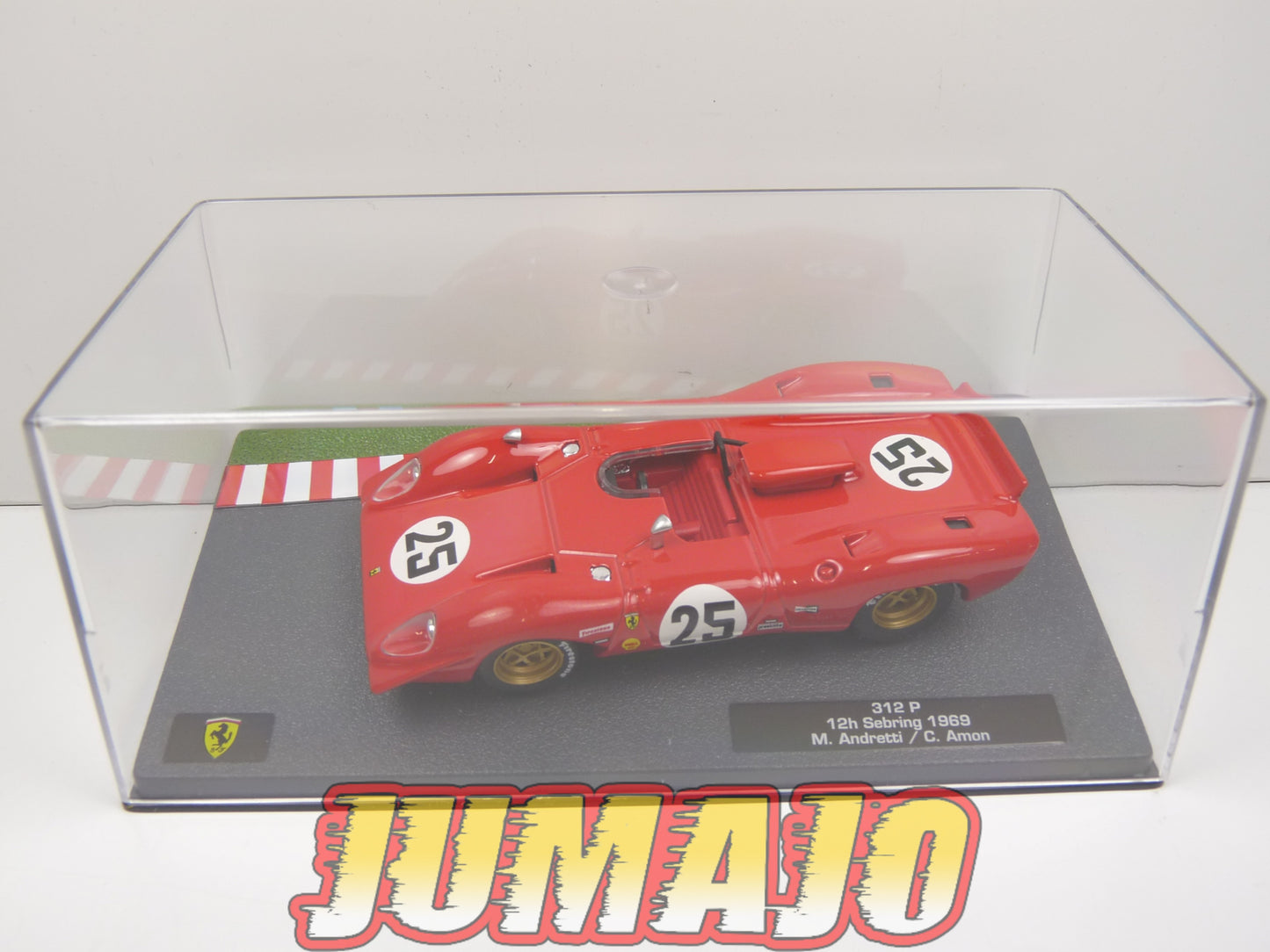 CF13 voiture 1/43 HACHETTES IXO FERRARI sport : 312 P 12h Sebring 1969 #25 Andretti Amon