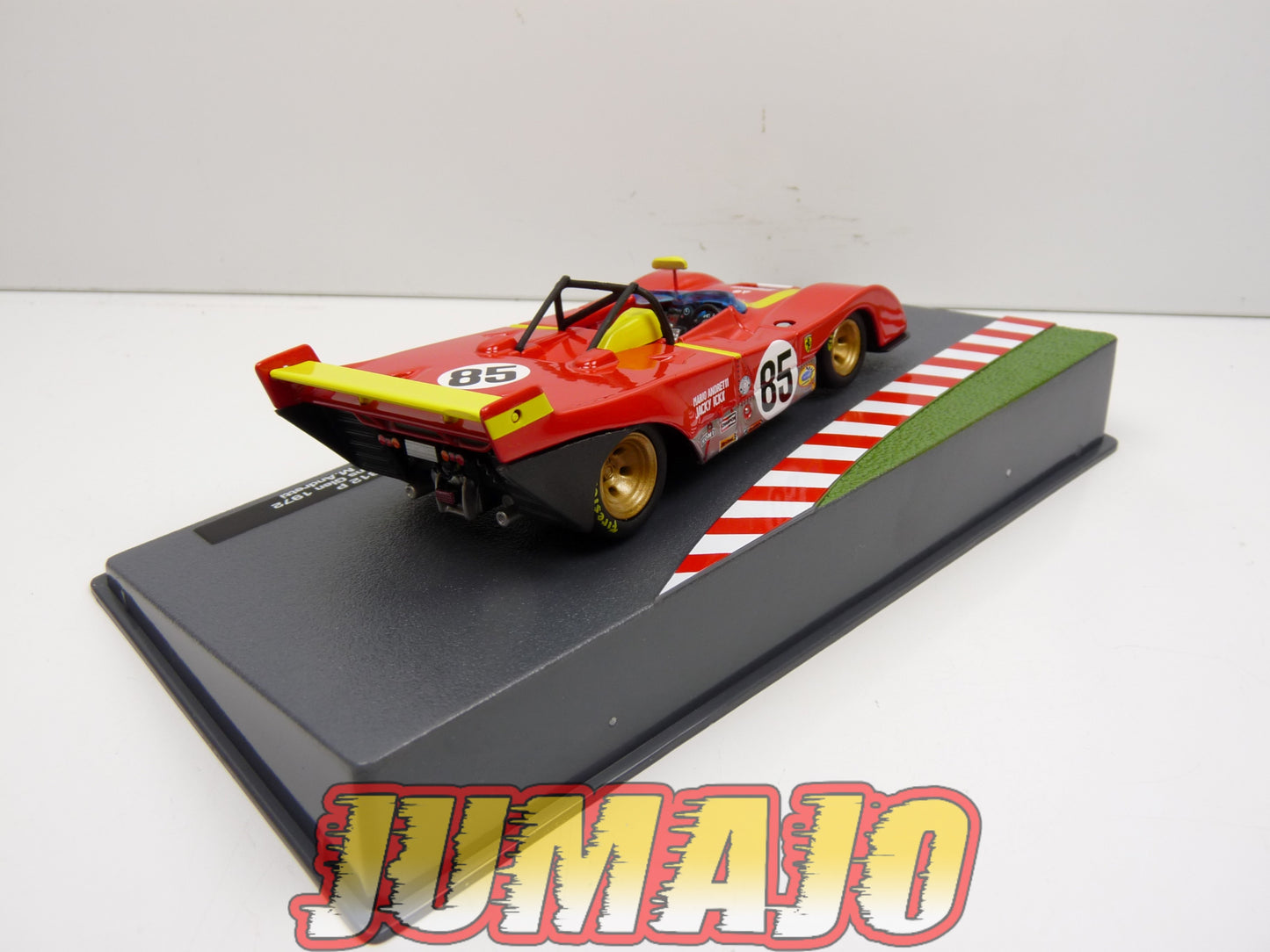 CF2 voiture 1/43 HACHETTE IXO FERRARI sport : 312 P 6h Watkins Glen 1972 #85 J.Ickx
