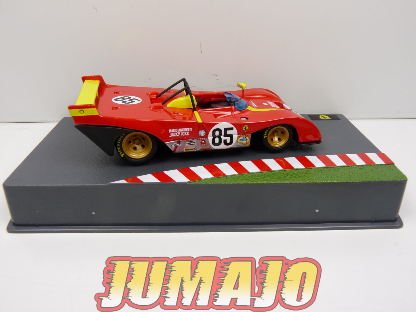 CF2 voiture 1/43 HACHETTE IXO FERRARI sport : 312 P 6h Watkins Glen 1972 #85 J.Ickx