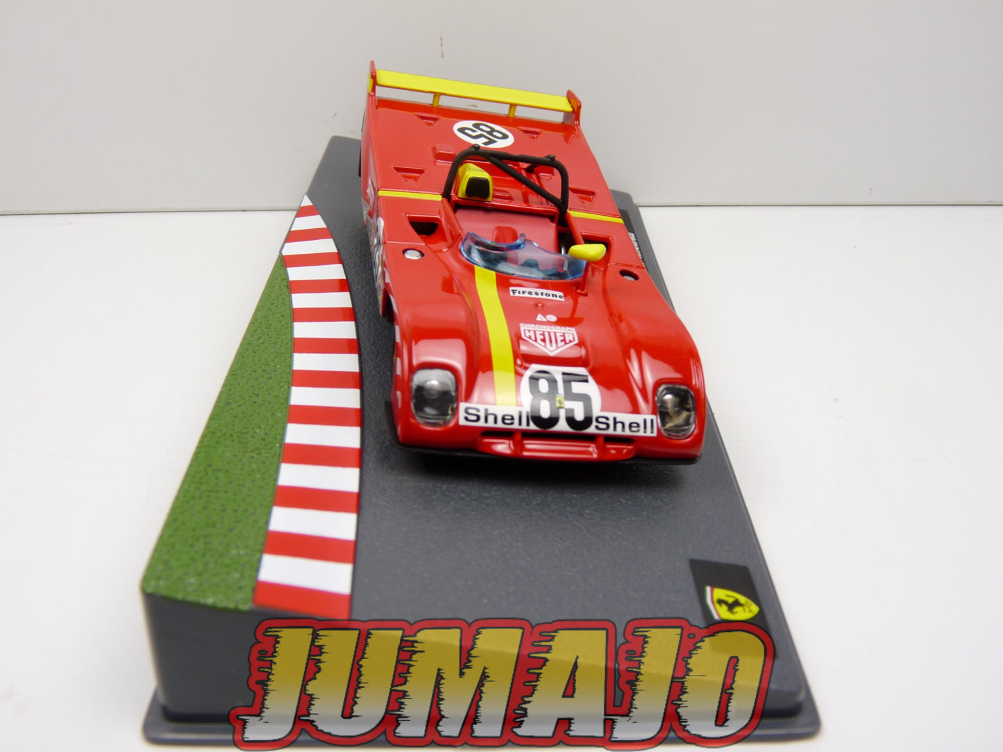 CF2 voiture 1/43 HACHETTE IXO FERRARI sport : 312 P 6h Watkins Glen 1972 #85 J.Ickx