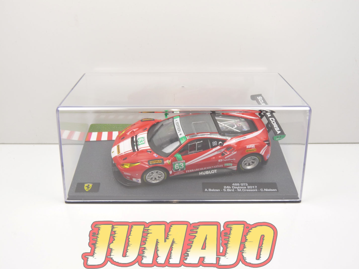 CF3 voiture 1/43 HACHETTES IXO FERRARI sport : 488 GT3 24h Daytona 2017 #63