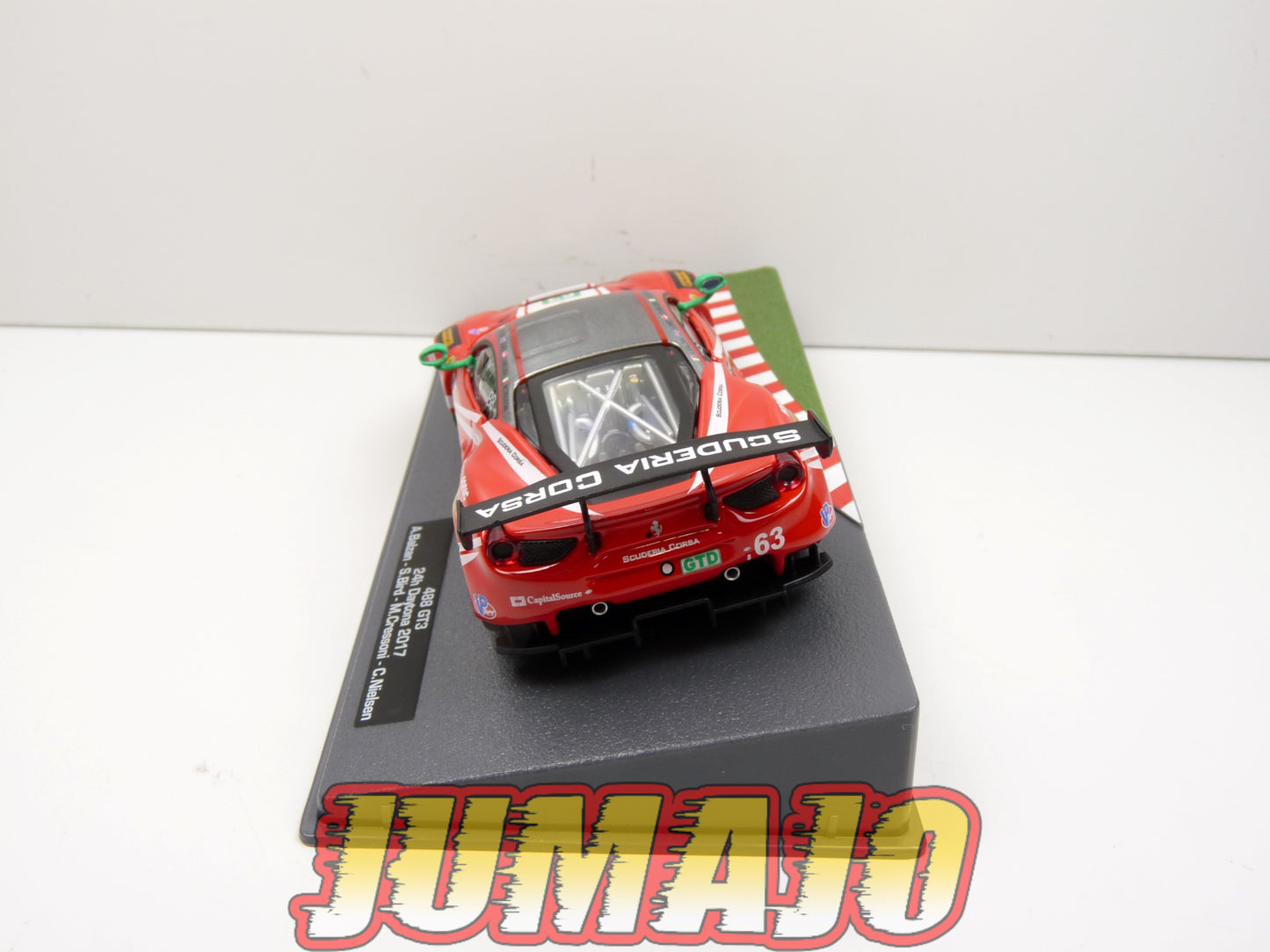 CF3 voiture 1/43 HACHETTES IXO FERRARI sport : 488 GT3 24h Daytona 2017 #63