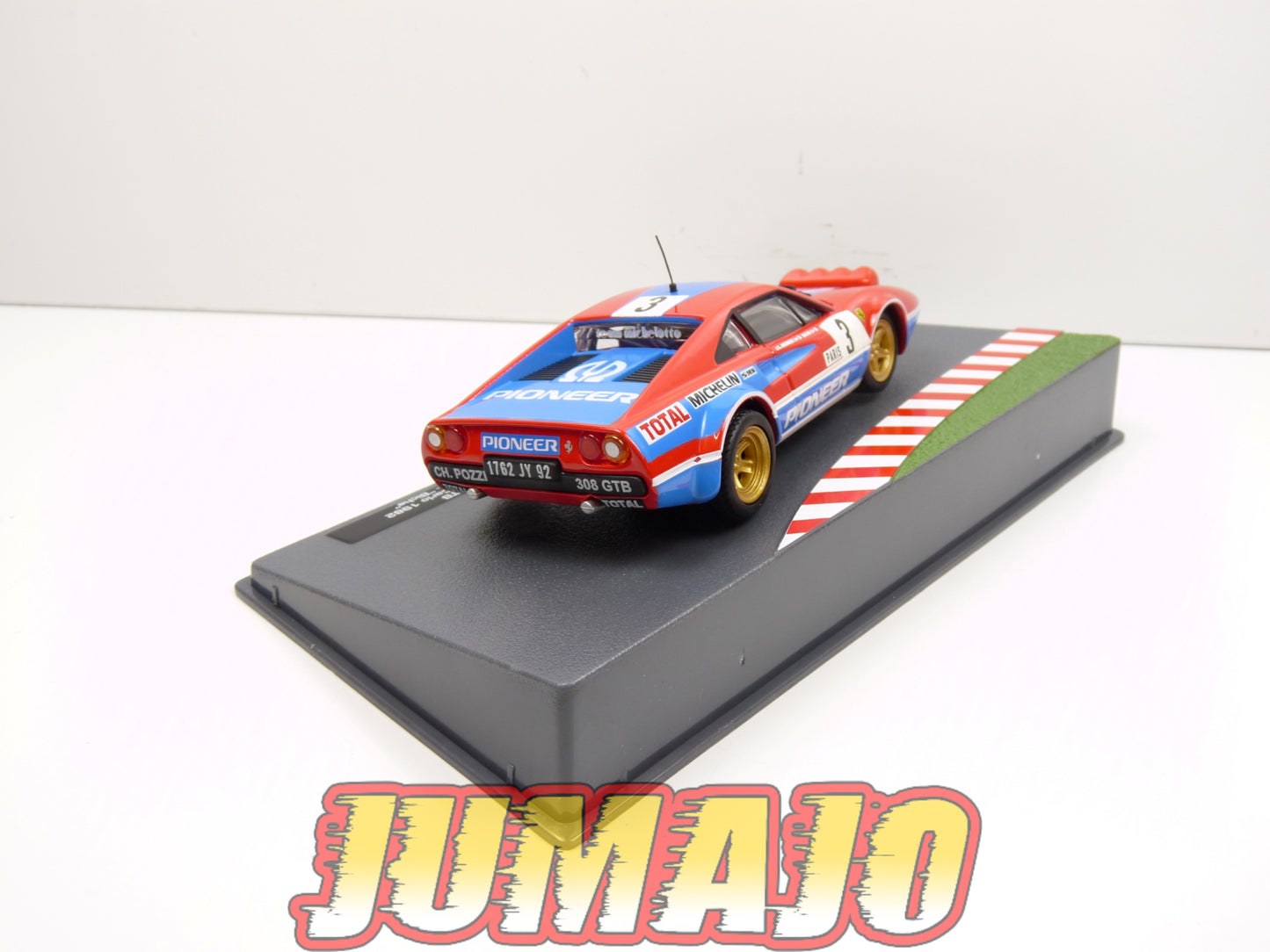 CF5 voiture 1/43 HACHETTE IXO FERRARI sport : 308 GTB Rallye Monte Carlo 1982 Andruet #3