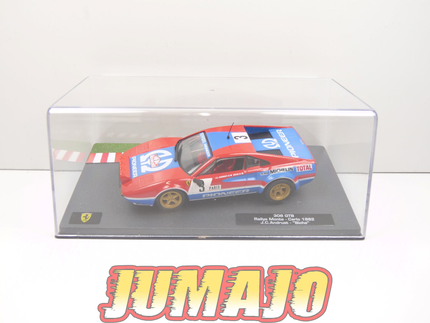 CF5 voiture 1/43 HACHETTE IXO FERRARI sport : 308 GTB Rallye Monte Carlo 1982 Andruet #3