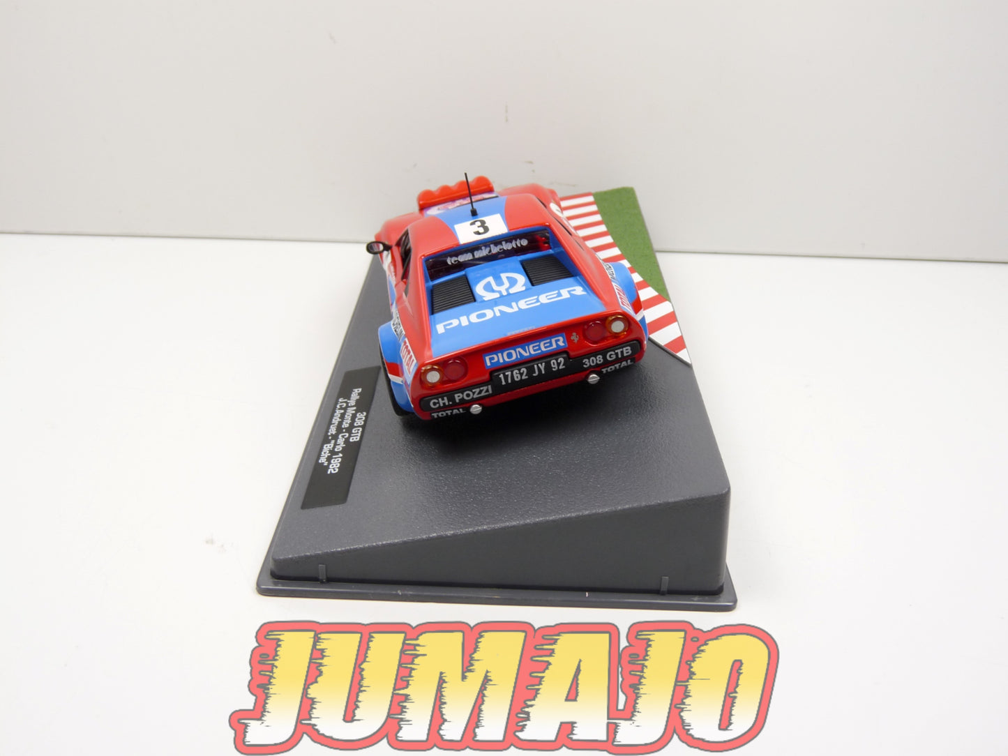 CF5 voiture 1/43 HACHETTE IXO FERRARI sport : 308 GTB Rallye Monte Carlo 1982 Andruet #3