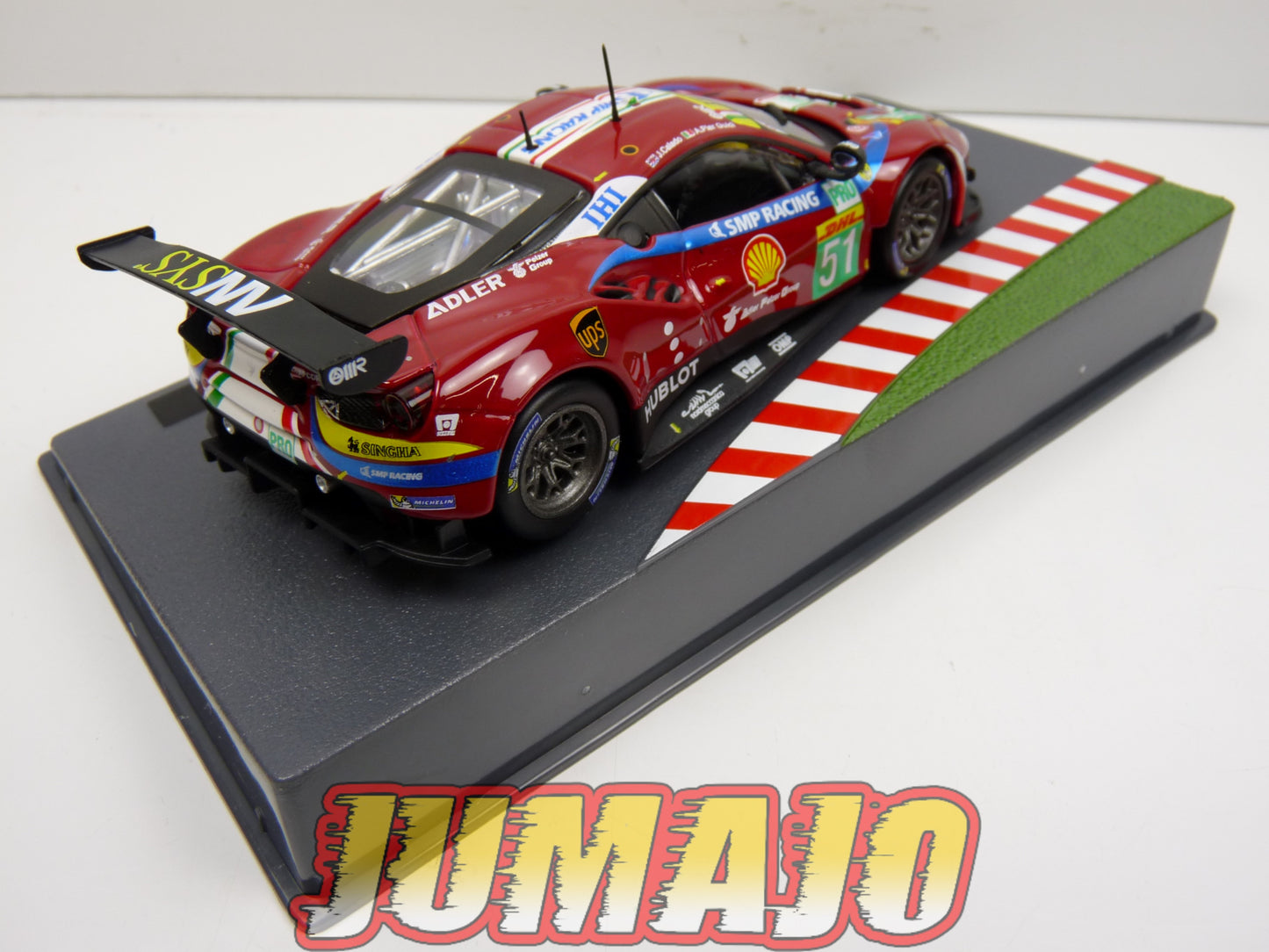 CF7 voiture 1/43 HACHETTES IXO FERRARI sport : 488 GTE 6h Silverstone 2017 #51