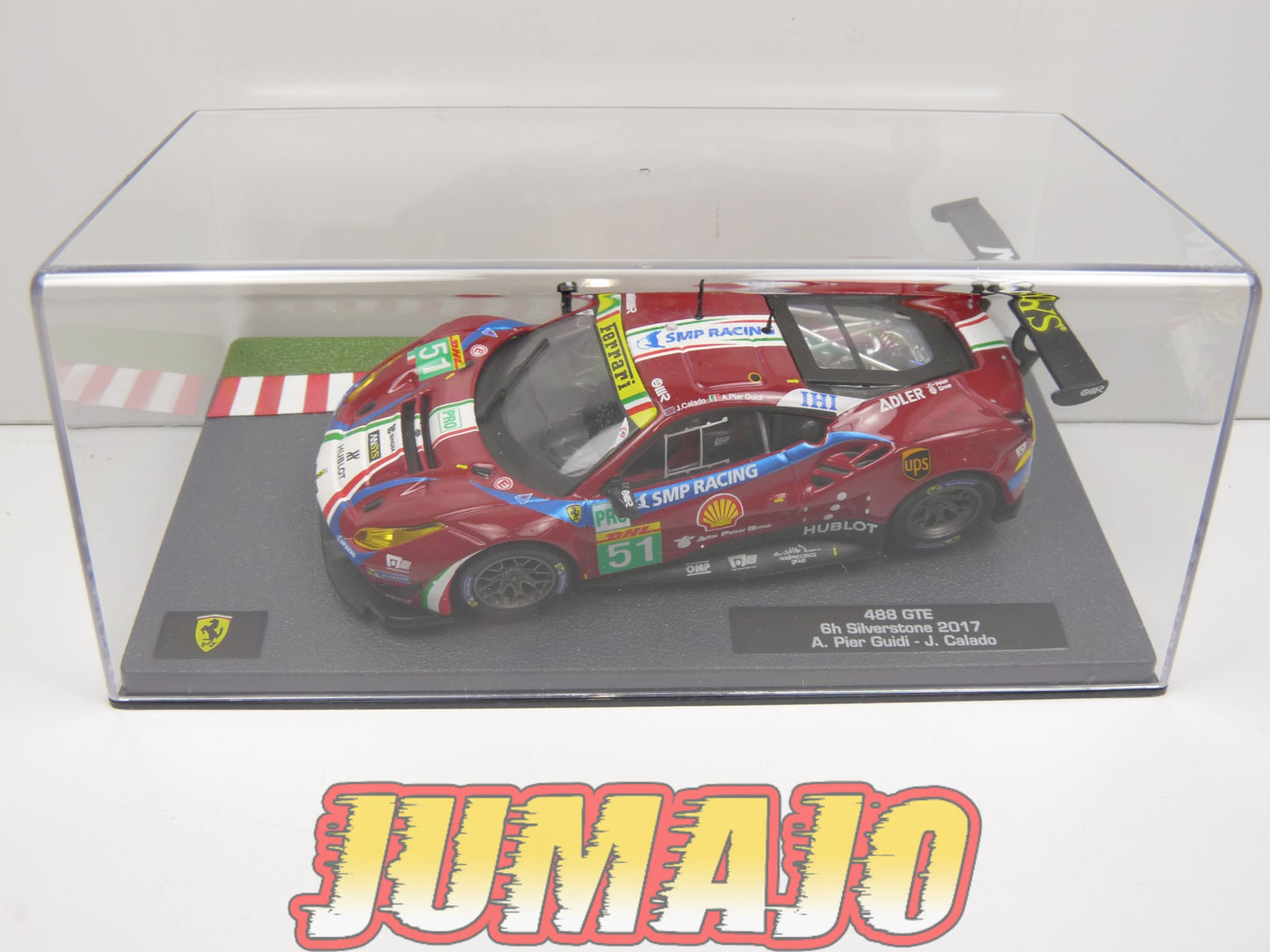 CF7 voiture 1/43 HACHETTES IXO FERRARI sport : 488 GTE 6h Silverstone 2017 #51