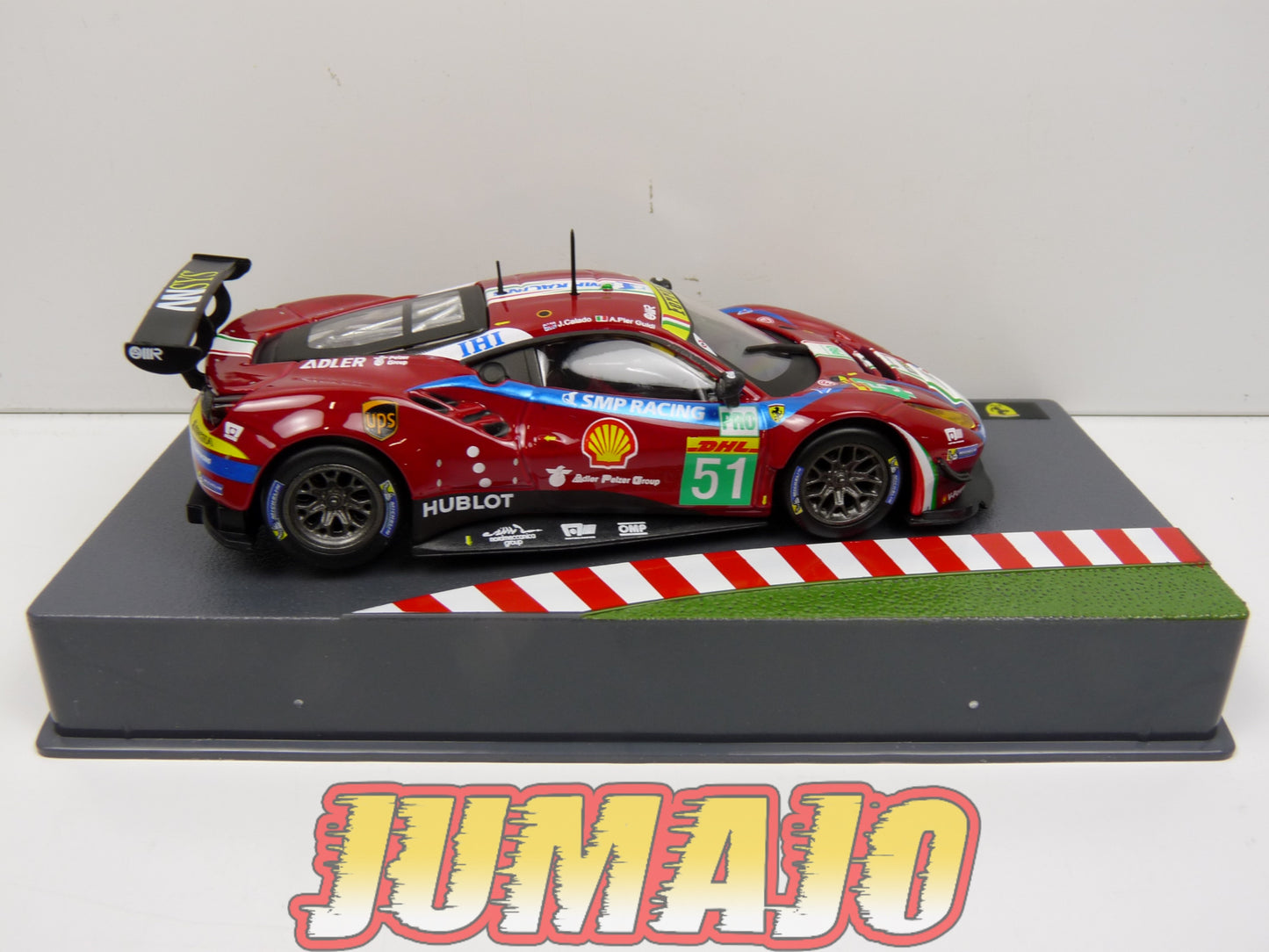 CF7 voiture 1/43 HACHETTES IXO FERRARI sport : 488 GTE 6h Silverstone 2017 #51