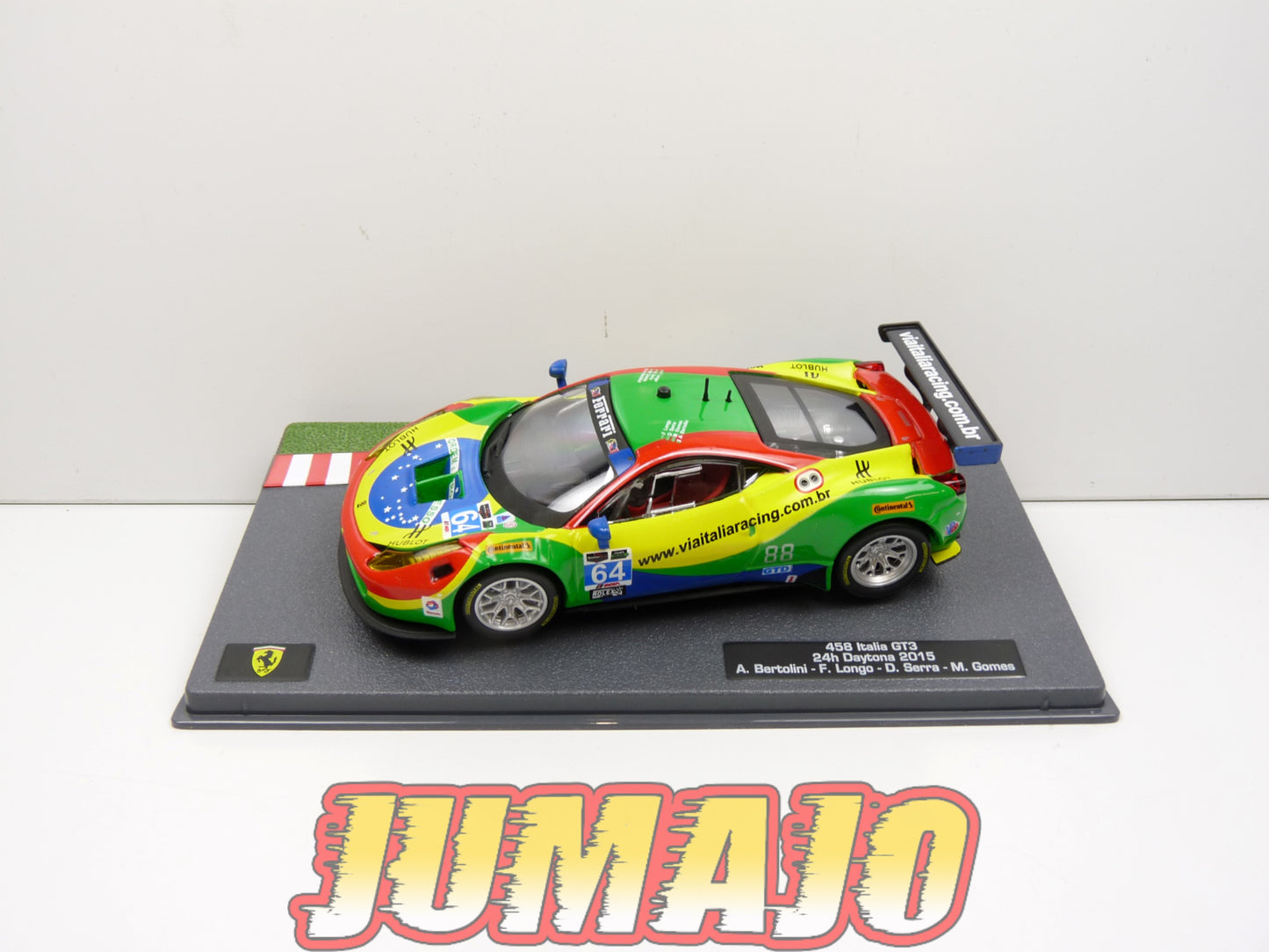 CF8 voiture 1/43 HACHETTES IXO FERRARI sport : 458 Italia GT3 24h Daytona 2015 #64