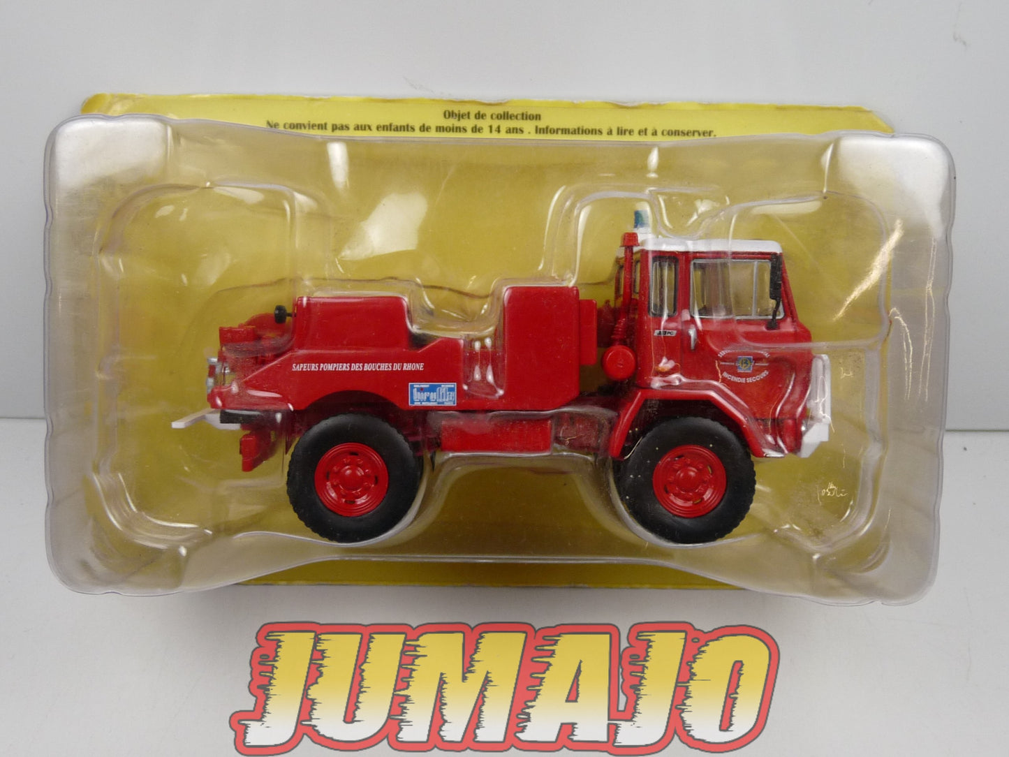 CPF75 POMPIER 1/43 Hachette IXO Camion citerne feux de forêts Biro Iveco-Unic 75PC SDIS 13