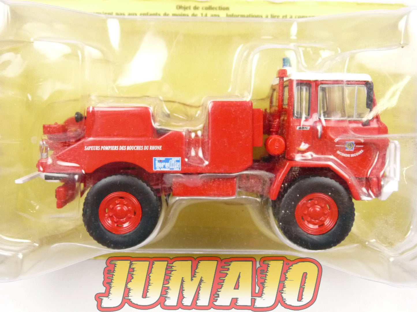CPF75 POMPIER 1/43 Hachette IXO Camion citerne feux de forêts Biro Iveco-Unic 75PC SDIS 13