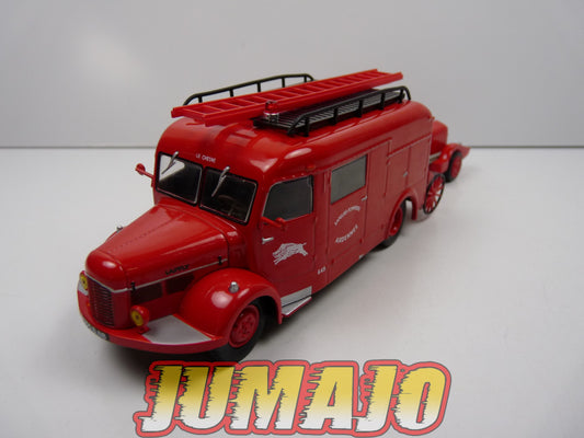 CP94 POMPIERS 1/43 altaya IXO Laffly B686 + Motopompes 1948