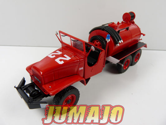 CPF110 Camion 1/43 Hachette IXO Pompiers : GMC CCKW 353 citerne feux de forêts