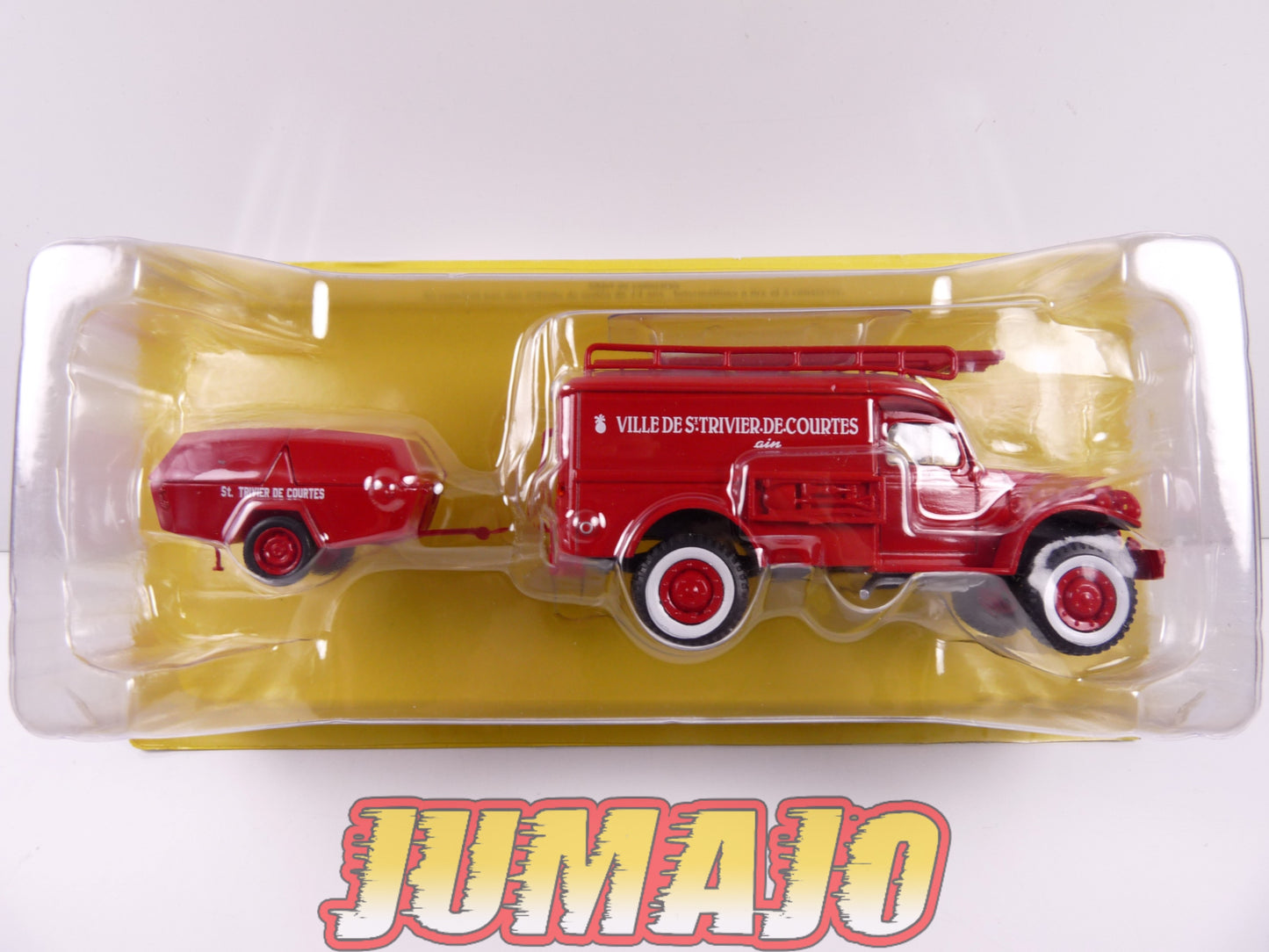 CPF113 Camion 1/43 Hachette IXO Pompiers : DODGE WC54 + motopompe MPR Guinard de 1948