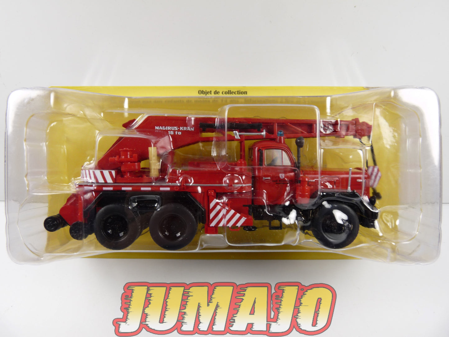 CPF115 Camion 1/43 Hachette IXO Pompiers : MAGIRUS Uranus Camion grue 16 tonnes