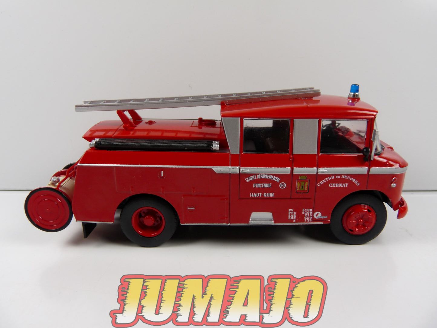 CPF117 Camion 1/43 Hachette IXO Pompiers : CITROEN 46 CD Heuliez Pompes Guinard Cabine double