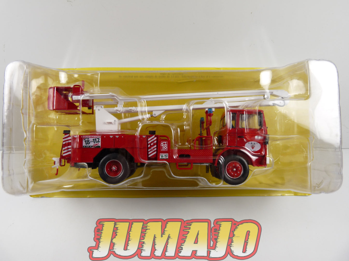 CPF118 Camion 1/43 Hachette IXO Pompiers : RENAULT JP11 Bras élévateur