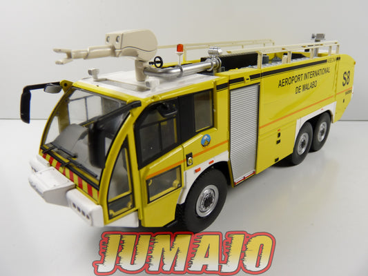 CPF119 Camion 1/43 Hachette IXO Pompiers : SIDES S3X à mousse Aéroports de guernsey