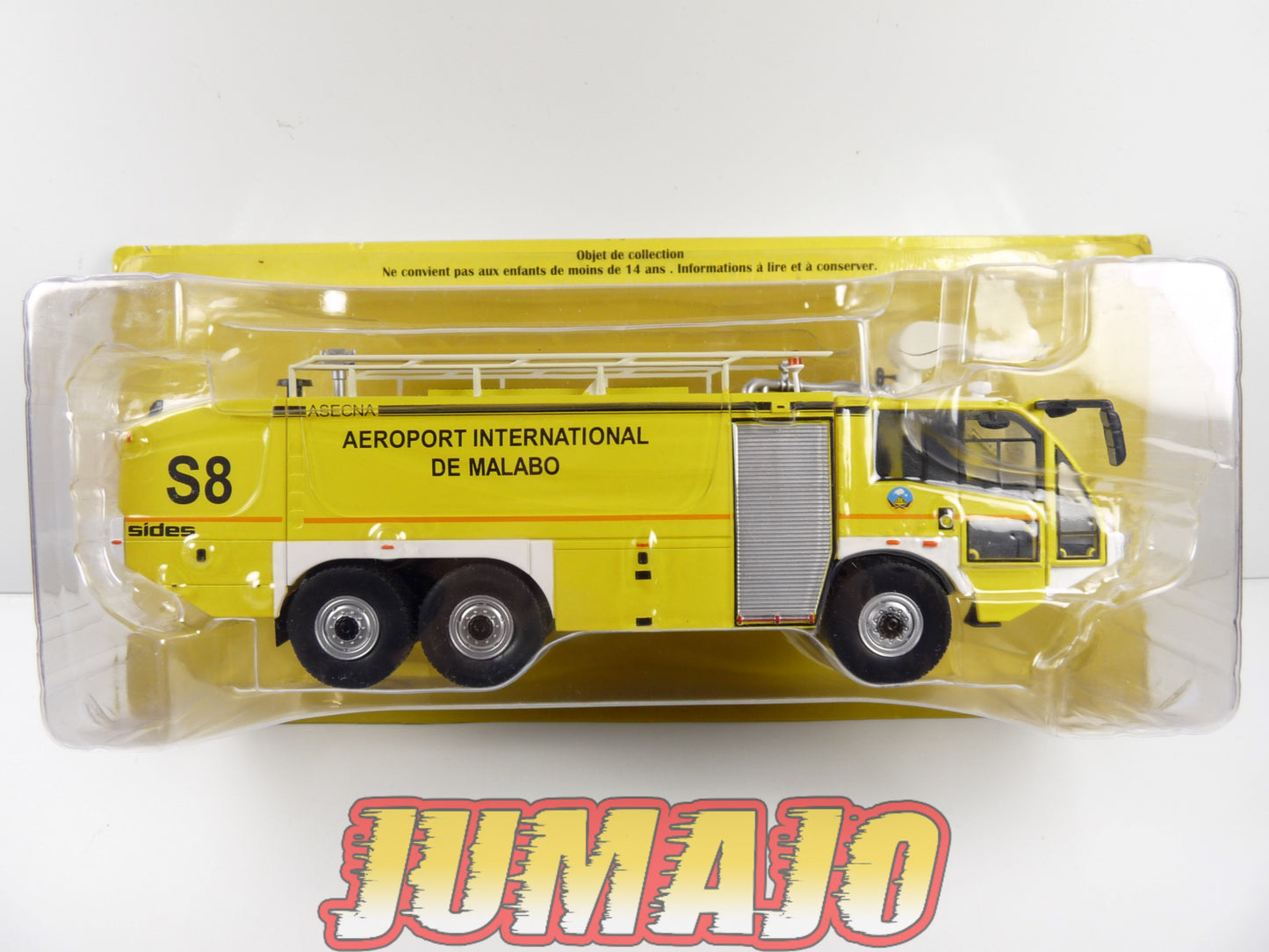 CPF119 Camion 1/43 Hachette IXO Pompiers : SIDES S3X à mousse Aéroports de guernsey