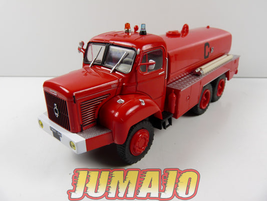 CPF123 Camion 1/43 Hachette IXO Pompiers : BERLIET GBC 34 citerne aeroport de toulouse