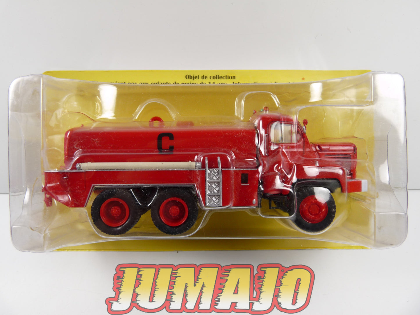 CPF123 Camion 1/43 Hachette IXO Pompiers : BERLIET GBC 34 citerne aeroport de toulouse