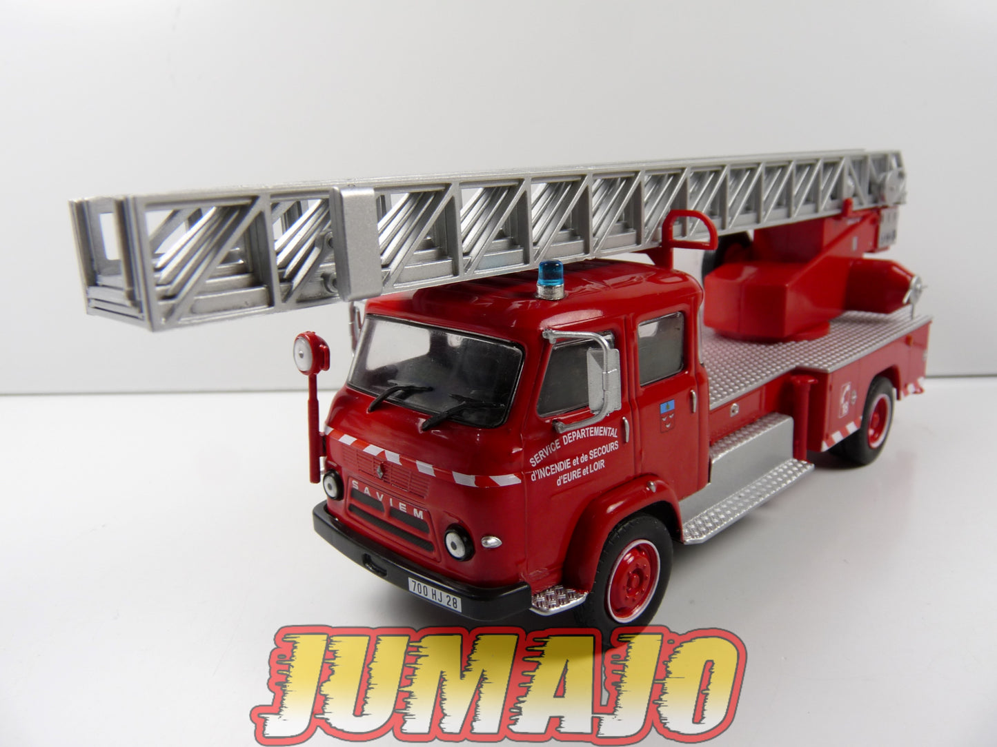 CPF125 Camion 1/43 Hachette IXO Pompiers : SAVIEM S7 Echelle pivotante 30m Metz châteaudun