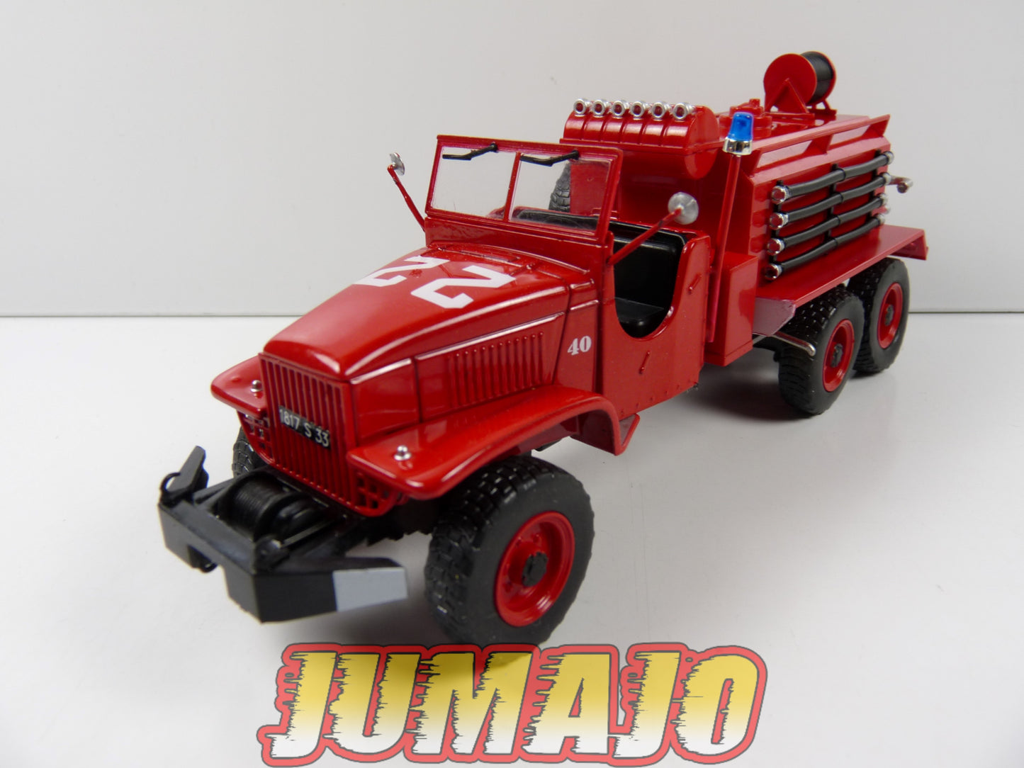 CPF62 Camion 1/43 Hachette IXO Pompiers : GMC CCKW 353 Citerne feux de forêts
