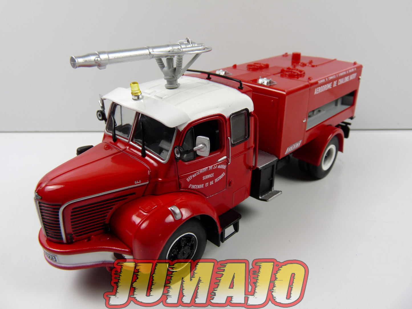 CPF85 Camion 1/43 Hachette IXO Pompiers : SIDES VMA 42 Berliet GLC 28 4x4 mousse aéronautique civile