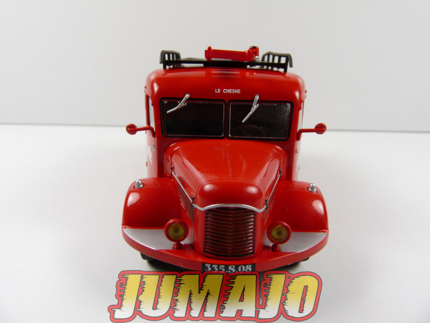CPF89 Camion 1/43 Hachette IXO Pompiers : LAFFLY B686 Incendie normalisé + motopompes MPR Guinard 1948