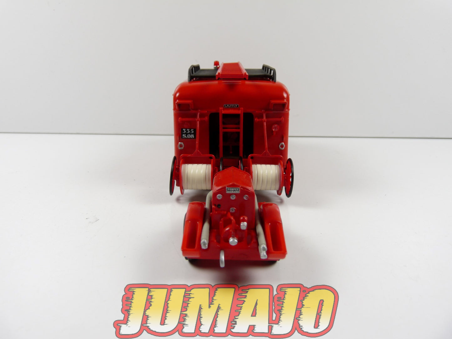 CPF89 Camion 1/43 Hachette IXO Pompiers : LAFFLY B686 Incendie normalisé + motopompes MPR Guinard 1948