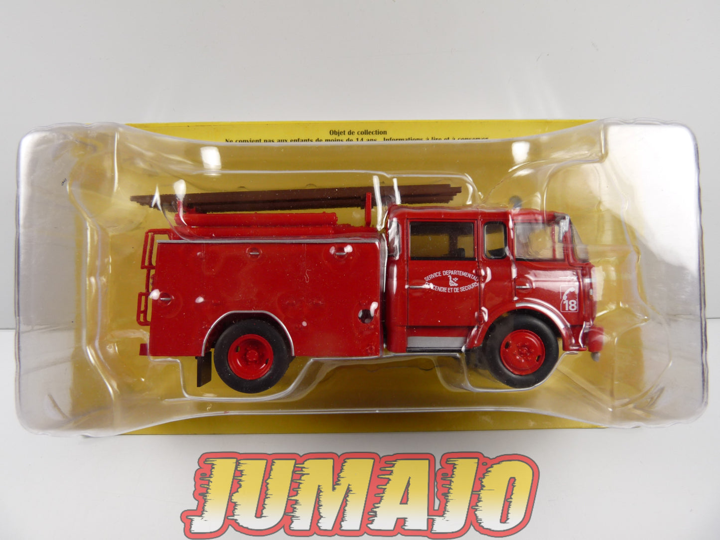 CPF93 Camion 1/43 Hachette IXO Pompiers : BERLIET GAK 20H FPT