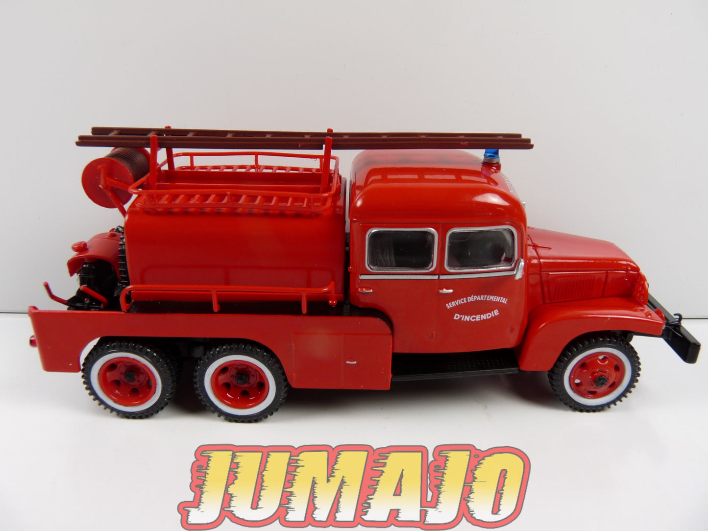 CPF97 Camion 1/43 Hachette IXO Pompiers : GMC Cabine double citerne feux de forêts Merceron