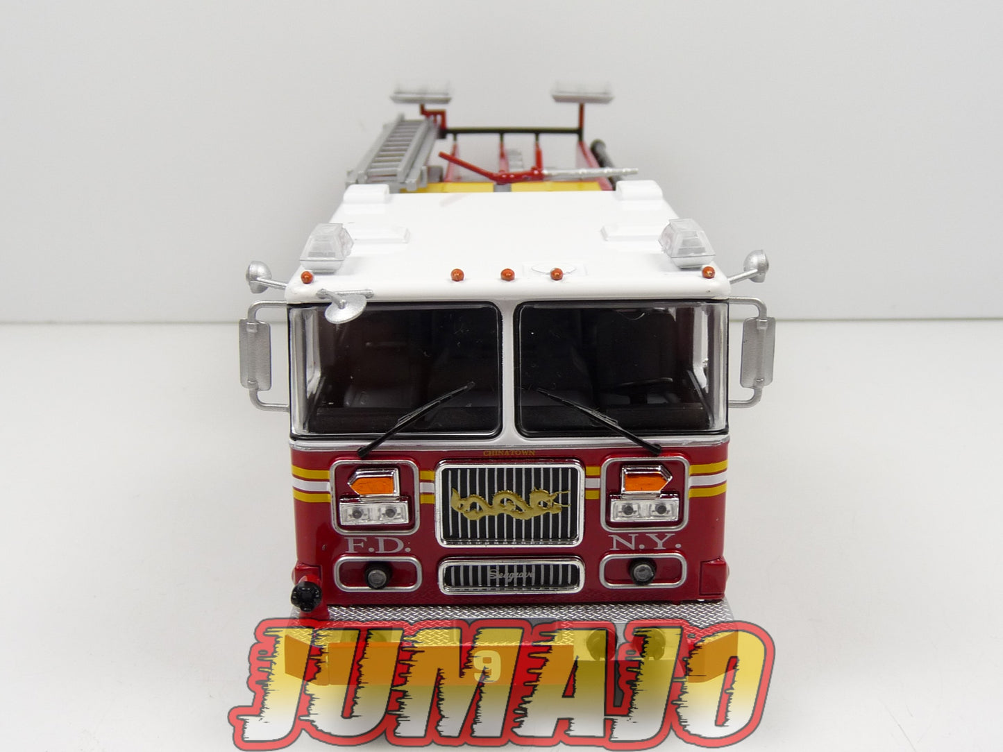 CPI1,2,3,4 LOT 4 camions POMPIER 1/43 Hachettes OM 150, Seagrave, Man, Iveco magirus