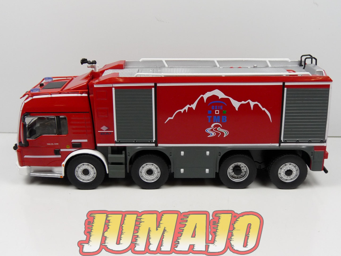 CPI1,2,3,4 LOT 4 camions POMPIER 1/43 Hachettes OM 150, Seagrave, Man, Iveco magirus
