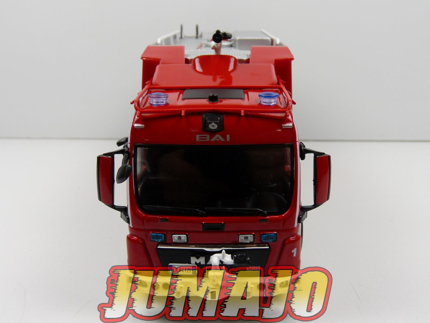 CPI1,2,3,4 LOT 4 camions POMPIER 1/43 Hachettes OM 150, Seagrave, Man, Iveco magirus