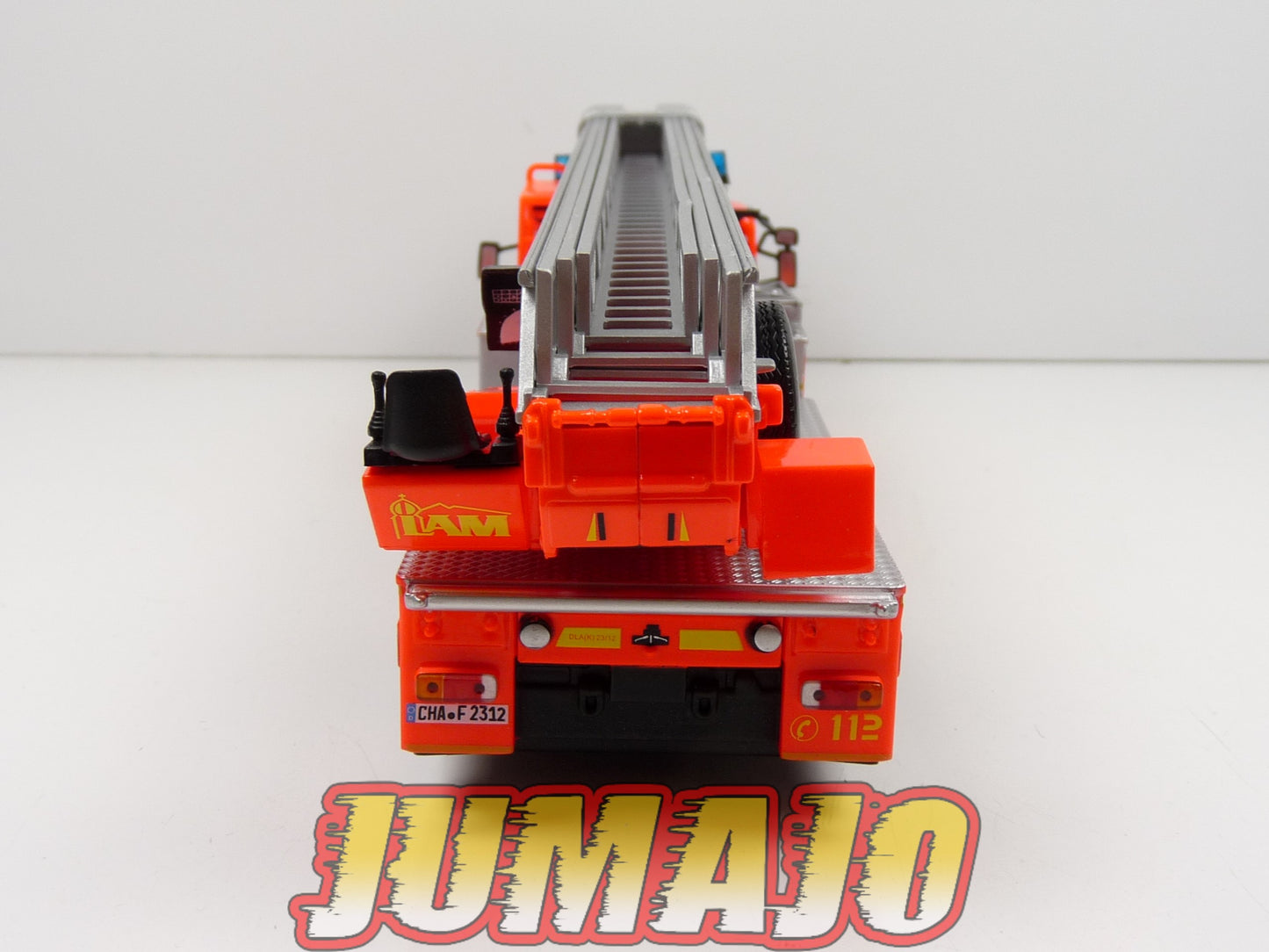 CPI1,2,3,4 LOT 4 camions POMPIER 1/43 Hachettes OM 150, Seagrave, Man, Iveco magirus