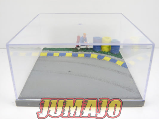 DIO12 Boîte vitrine Diorama Circuit 13 cm x 13 cm