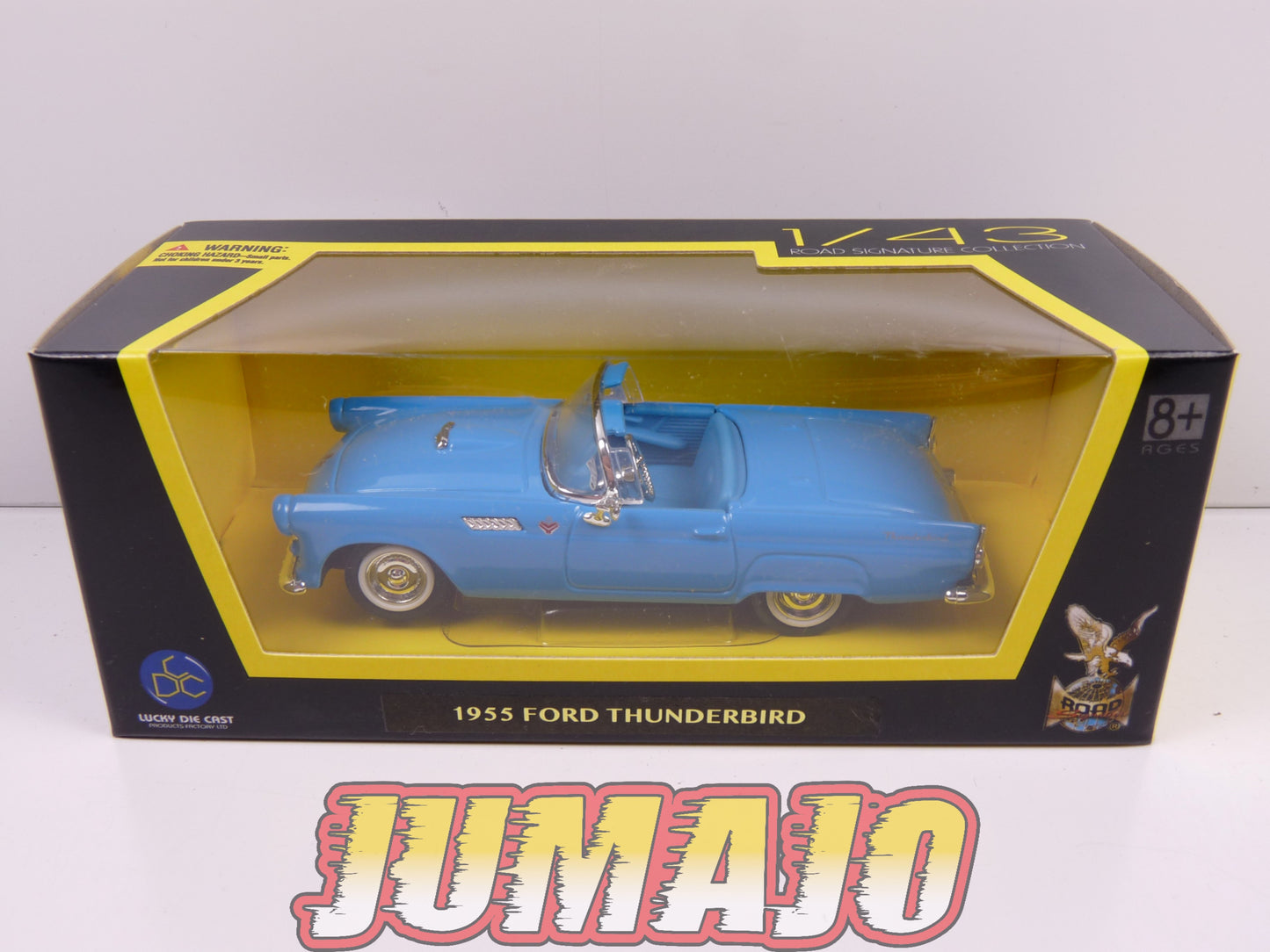 DIV41 voiture 1/43 ROAD SIGNATURE : Ford Thunderbird 1955 bleu