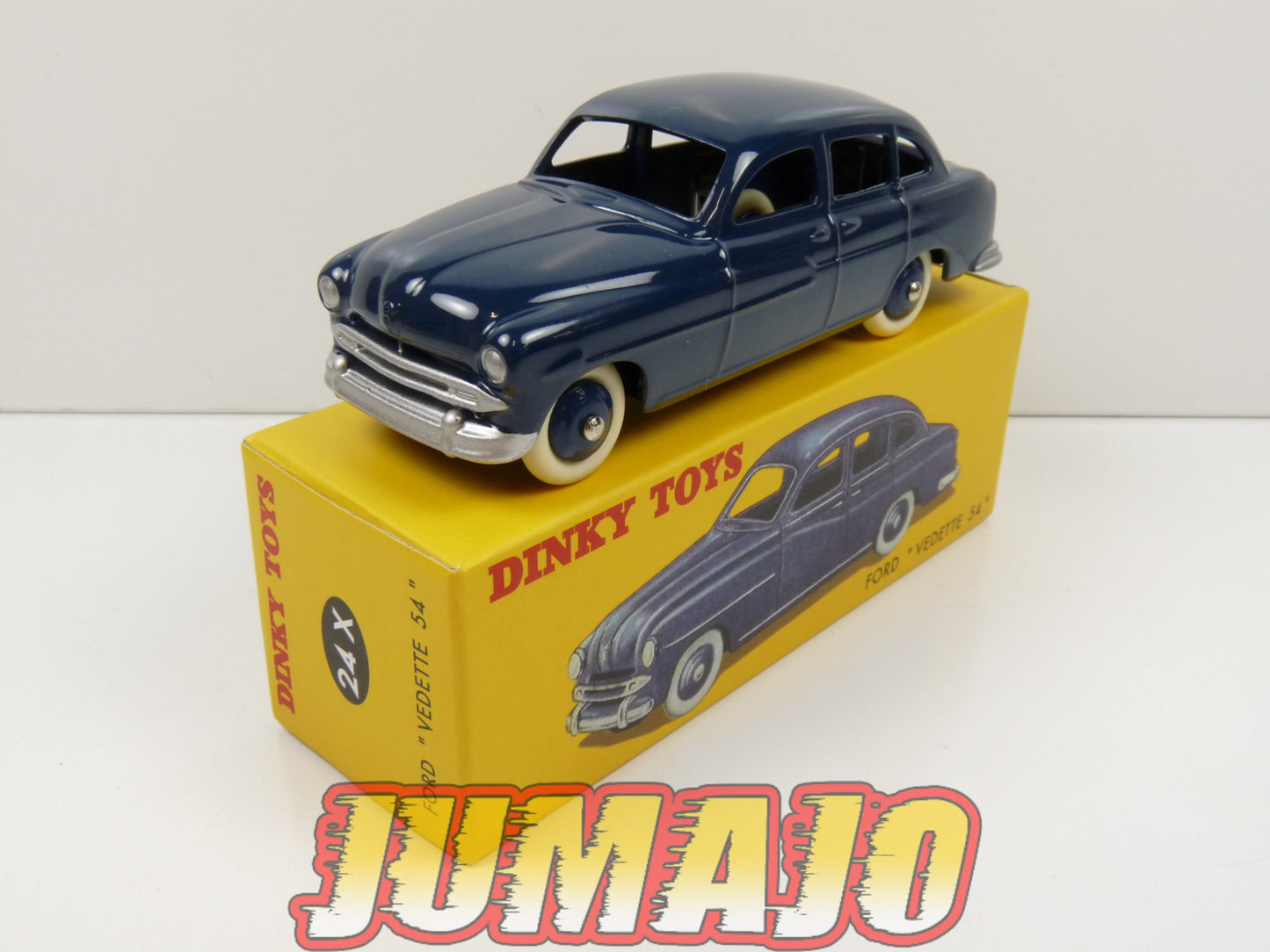 DT228 1/43 réédition DINKY TOYS DeAgostini : FORD Vedette 54 Bleu 24X