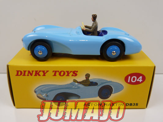 DT247 Voiture 1/43 réédition DINKY TOYS DeAgostini : ASTON MARTIN DB3S 104